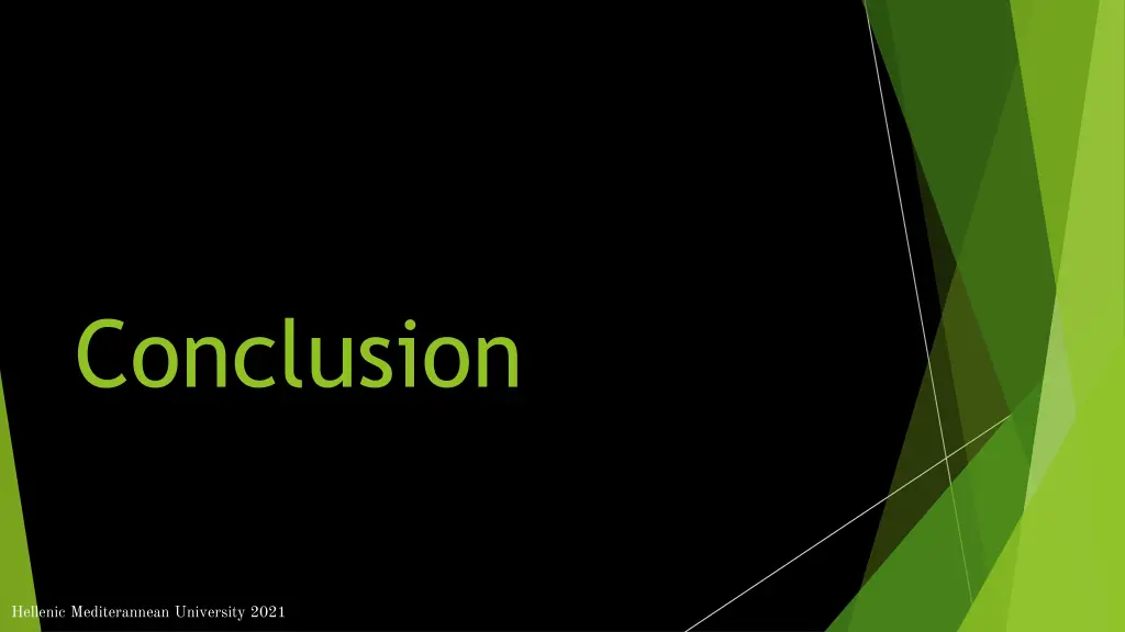 conclusion