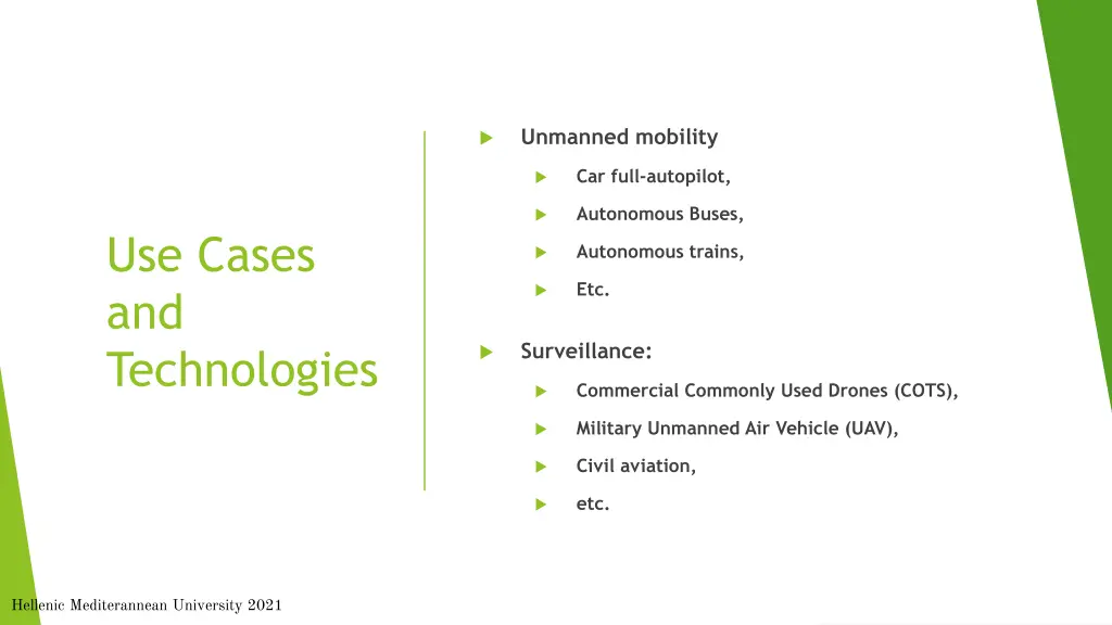unmanned mobility