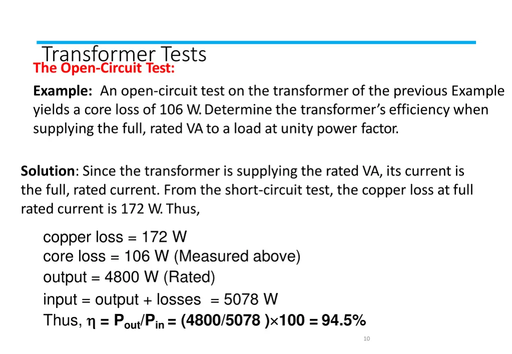transformer tests 7