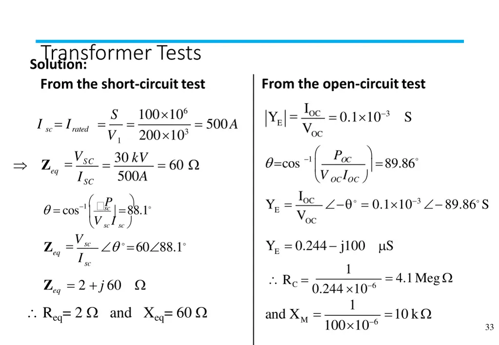 transformer tests 9