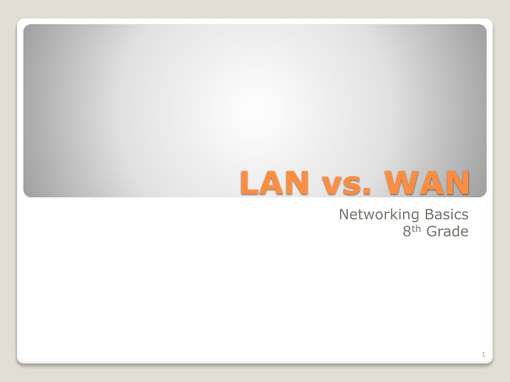 lan vs wan networking basics