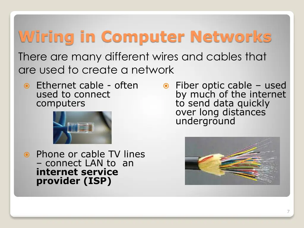 wiring in computer networks there are many