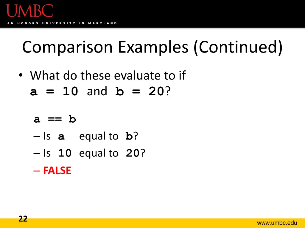 comparison examples continued 1