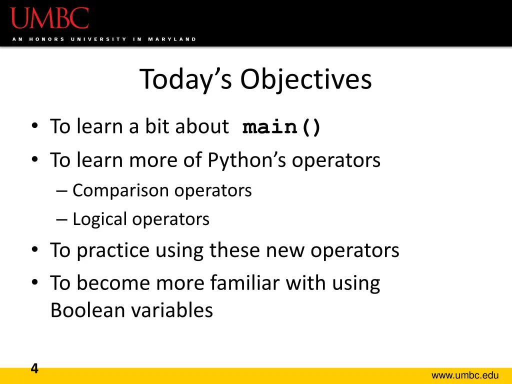 today s objectives