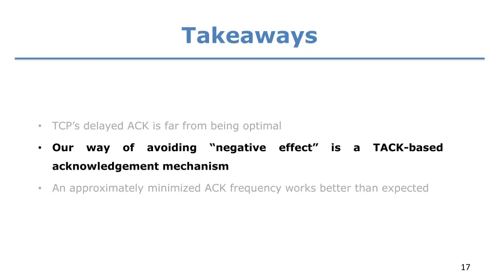 takeaways 4