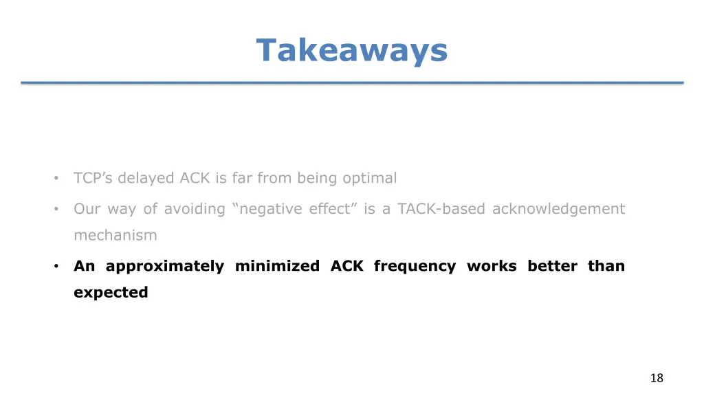 takeaways 5