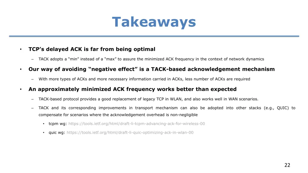 takeaways 6