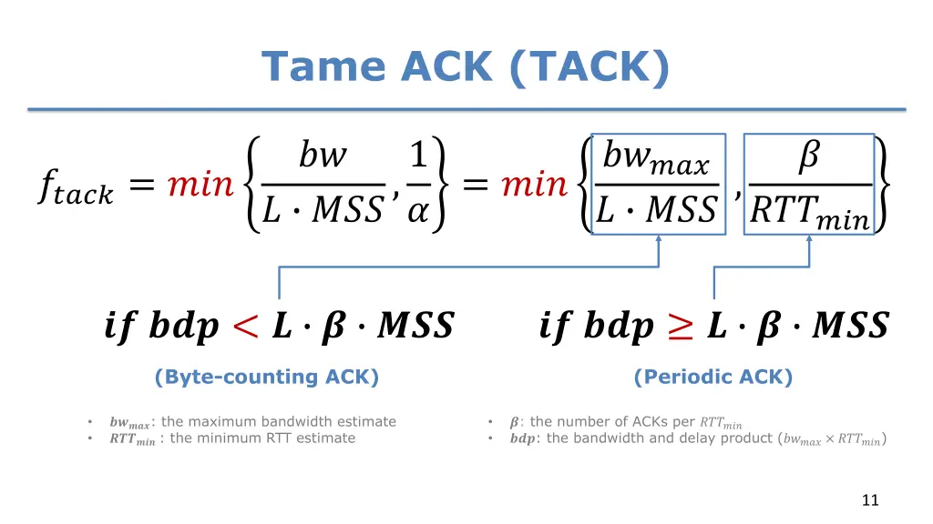 tame ack tack