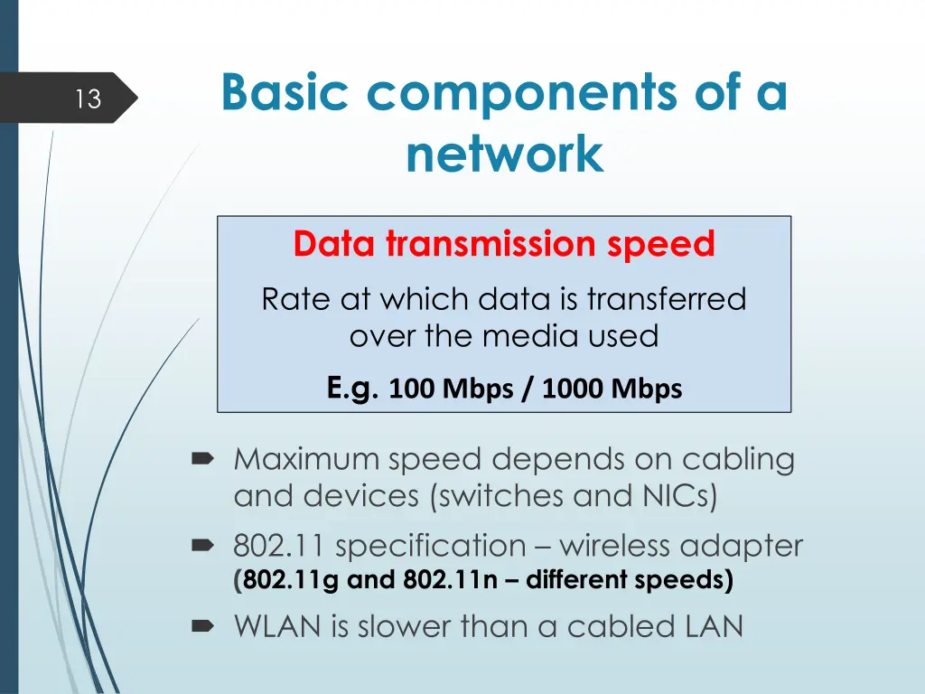 basic components of a network 3