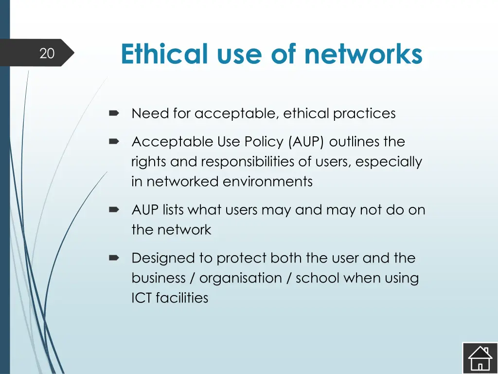 ethical use of networks
