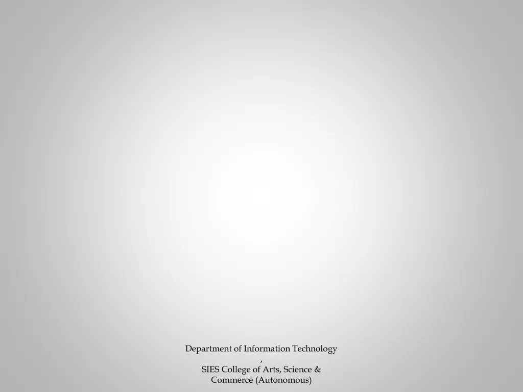 department of information technology sies college 8