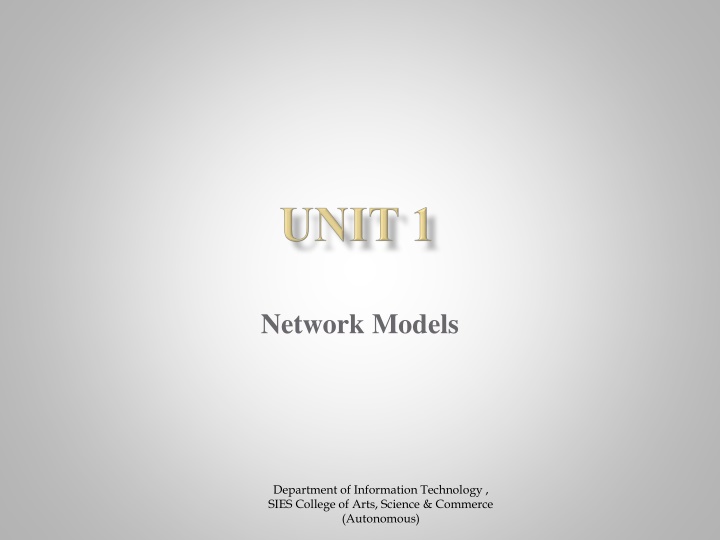 network models