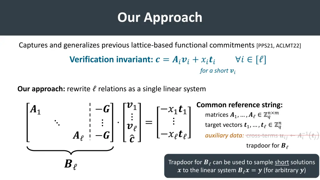 our approach 3