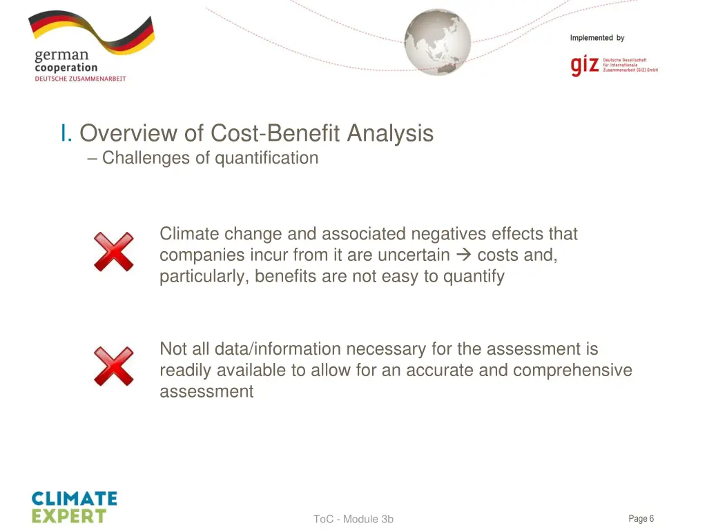 i overview of cost benefit analysis challenges