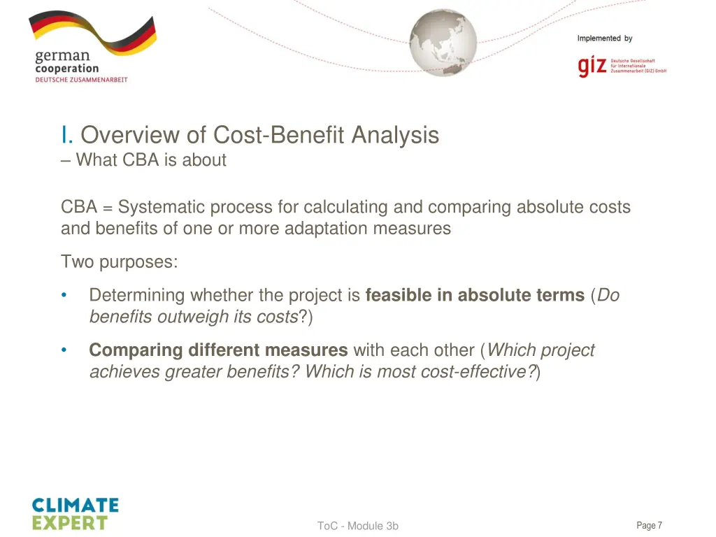 i overview of cost benefit analysis what