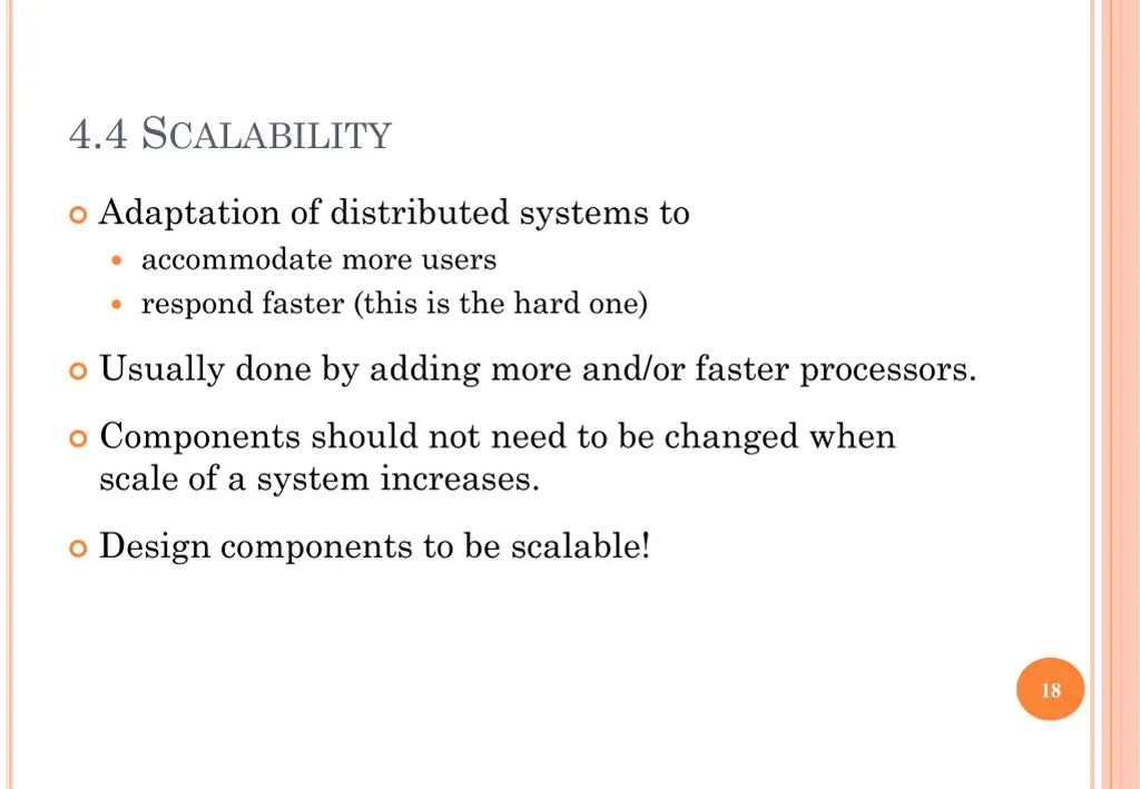 4 4 s calability