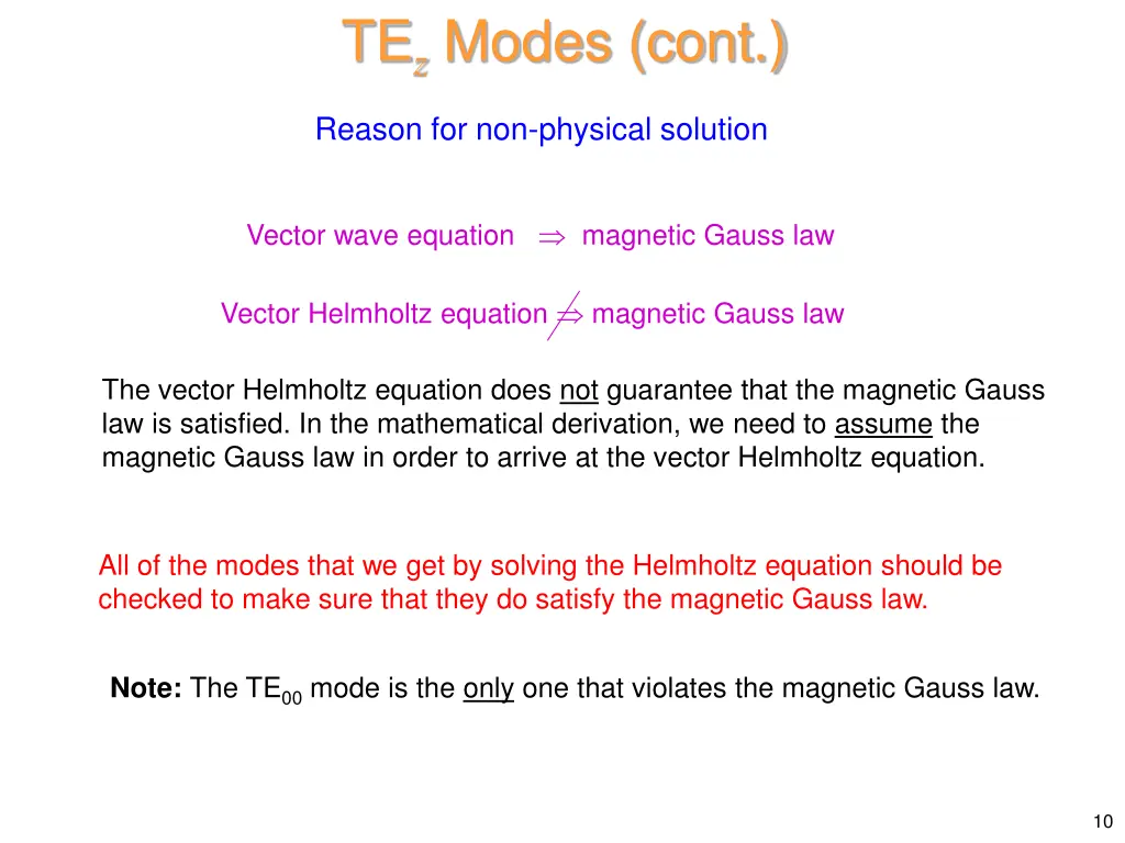 te z modes cont 4