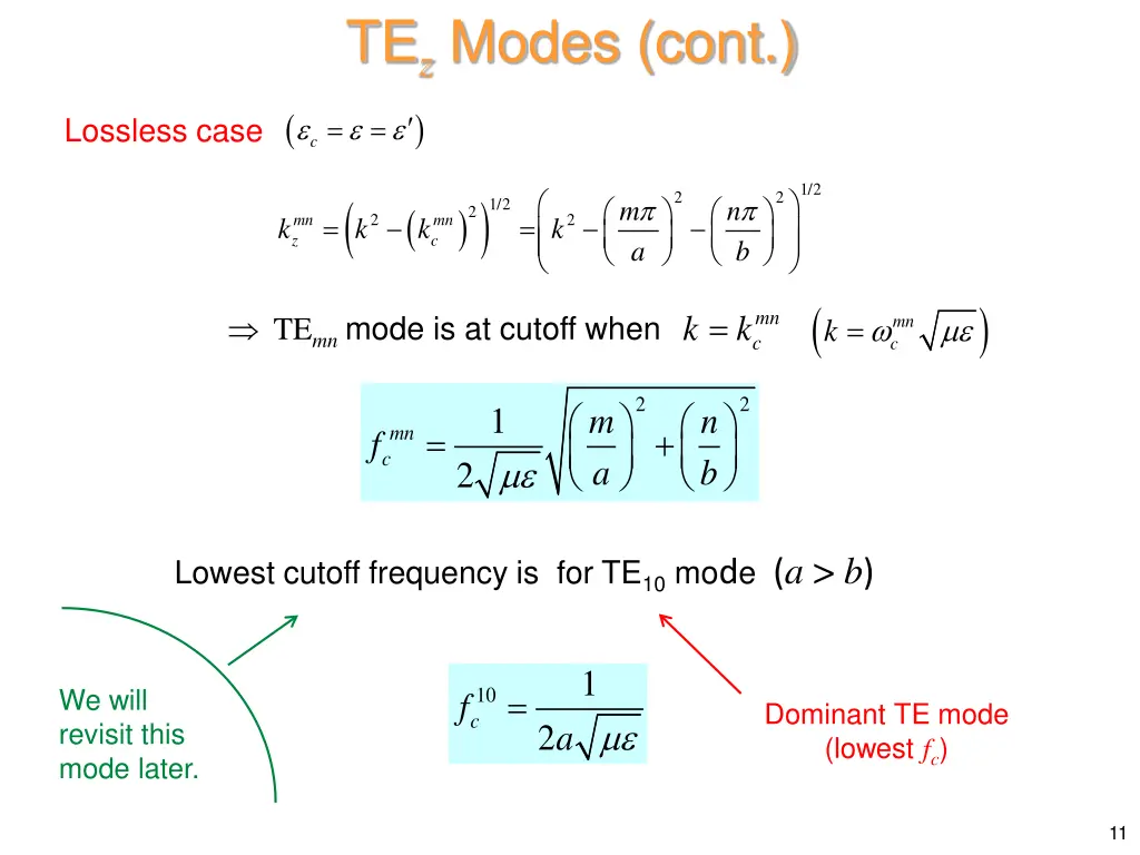 te z modes cont 5