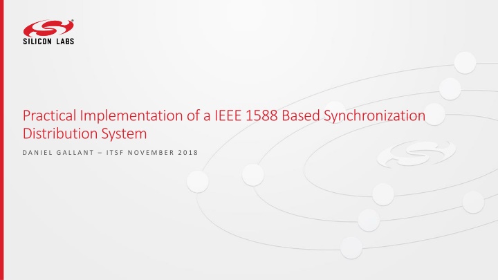 practical implementation of a ieee 1588 based