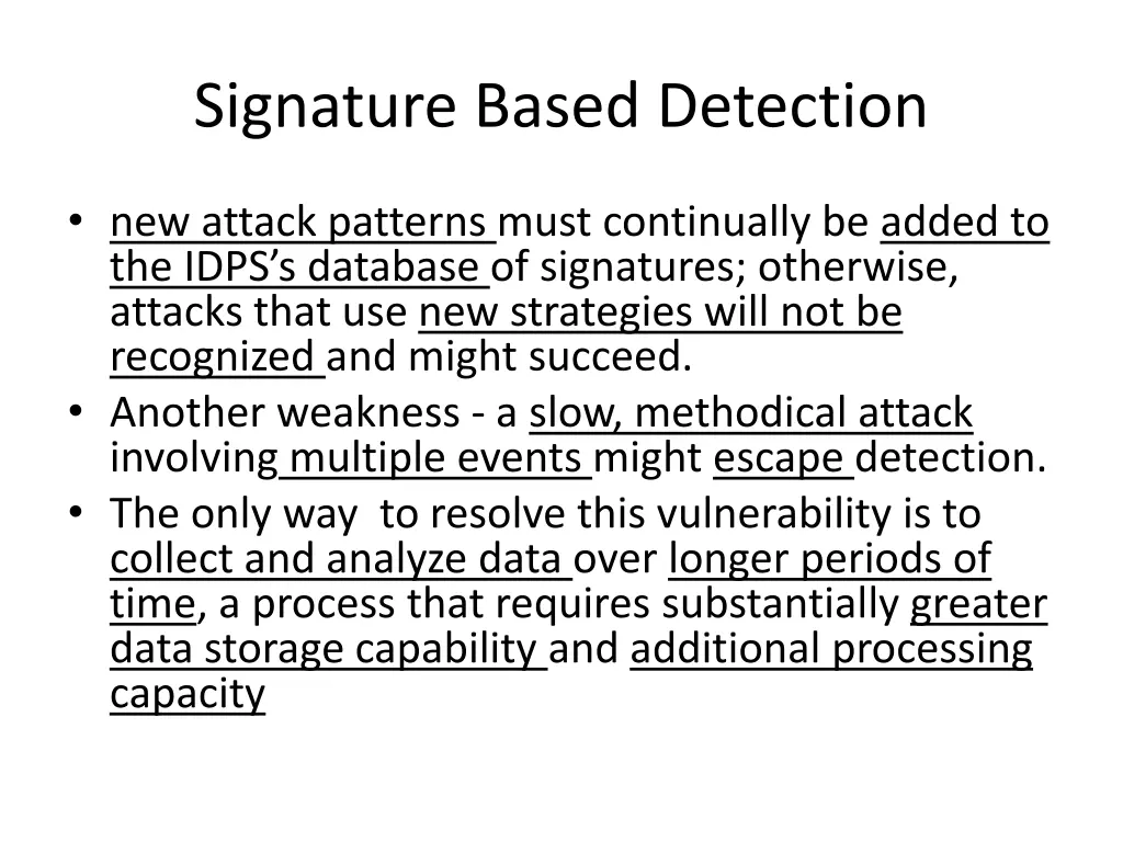 signature based detection 2