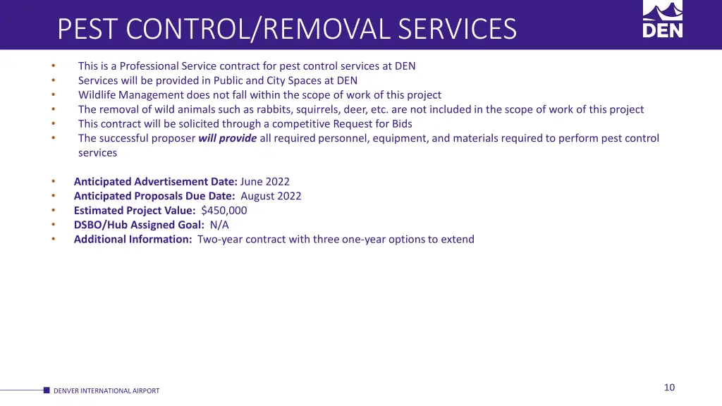 pest control removal services