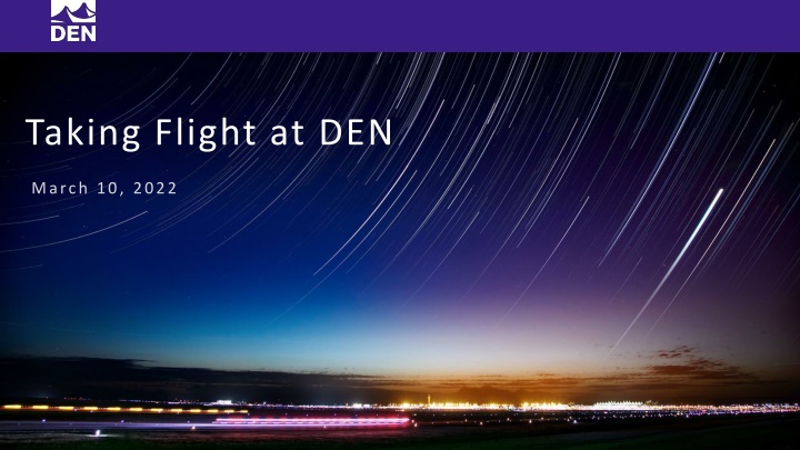 taking flight at den