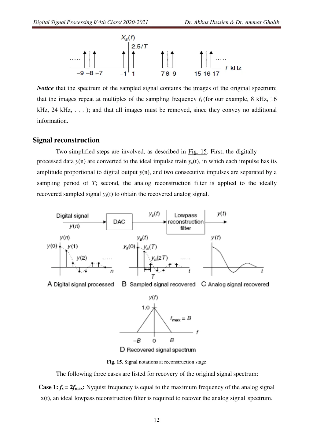 digital signal processing i 4th class 2020 2021 1