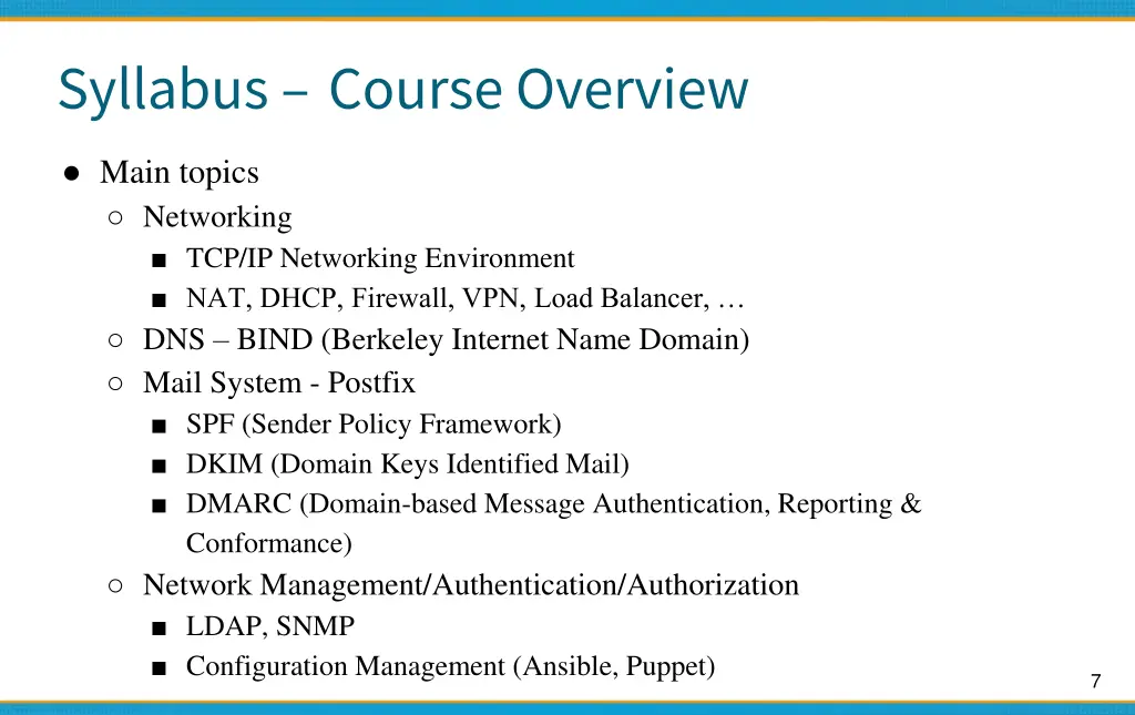 syllabus course overview