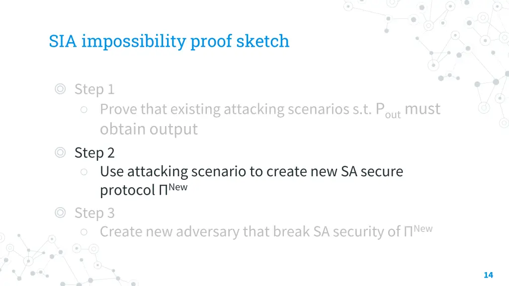 sia impossibility proof sketch 1