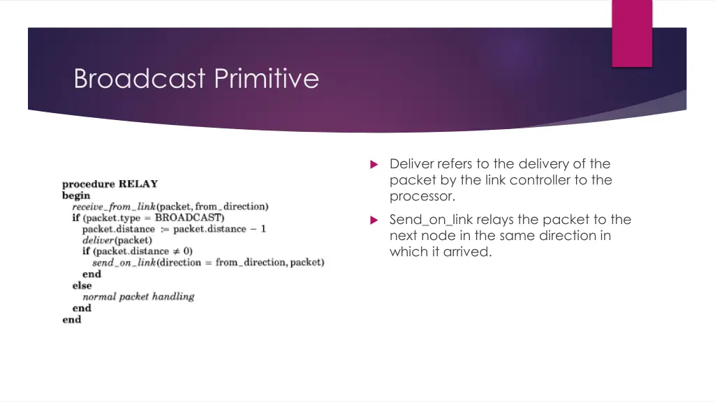 broadcast primitive