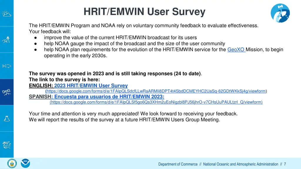 hrit emwin user survey