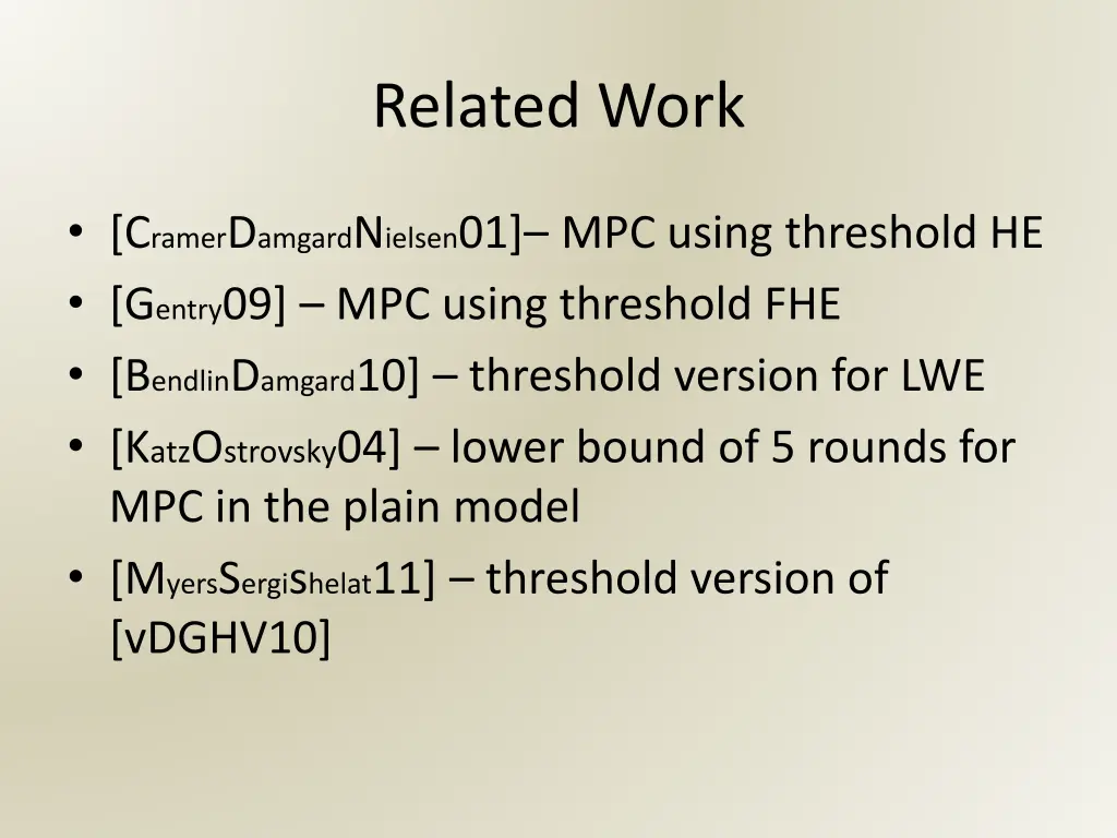 related work