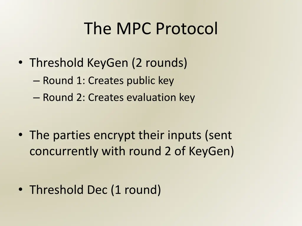 the mpc protocol