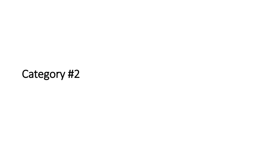 category 2 category 2