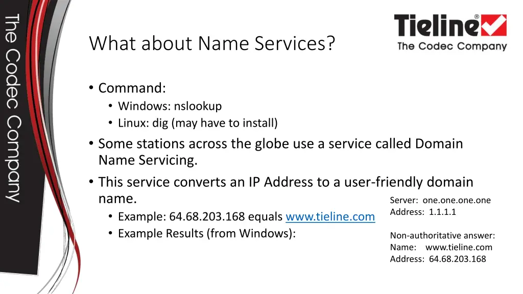 what about name services