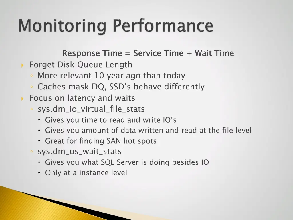 response time service time wait time forget disk