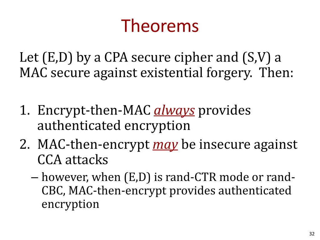 theorems