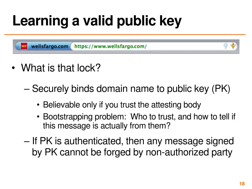 learning a valid public key