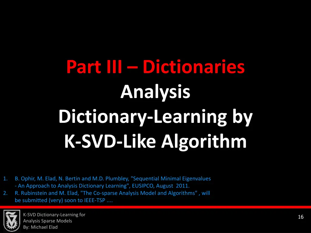 part iii dictionaries analysis dictionary