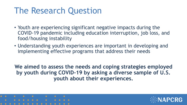 the research question