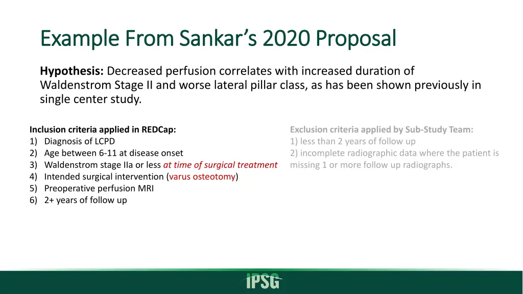 example from sankar s 2020 proposal example from