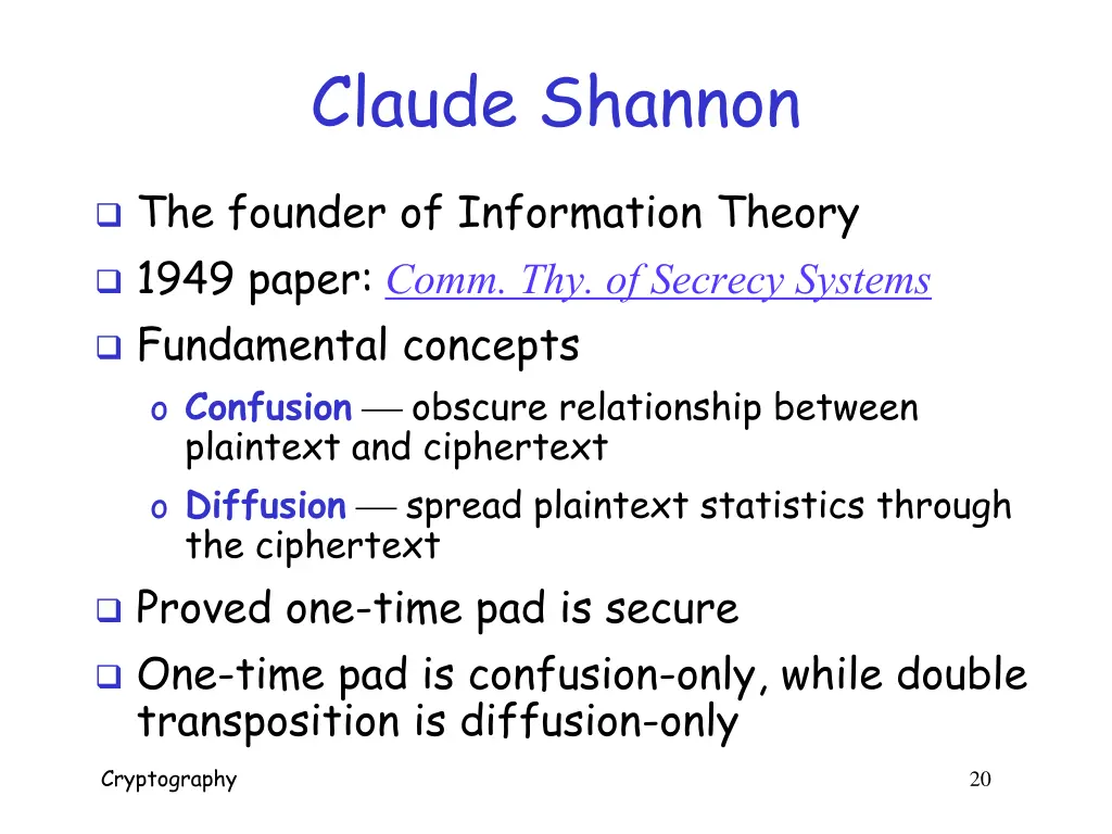 claude shannon