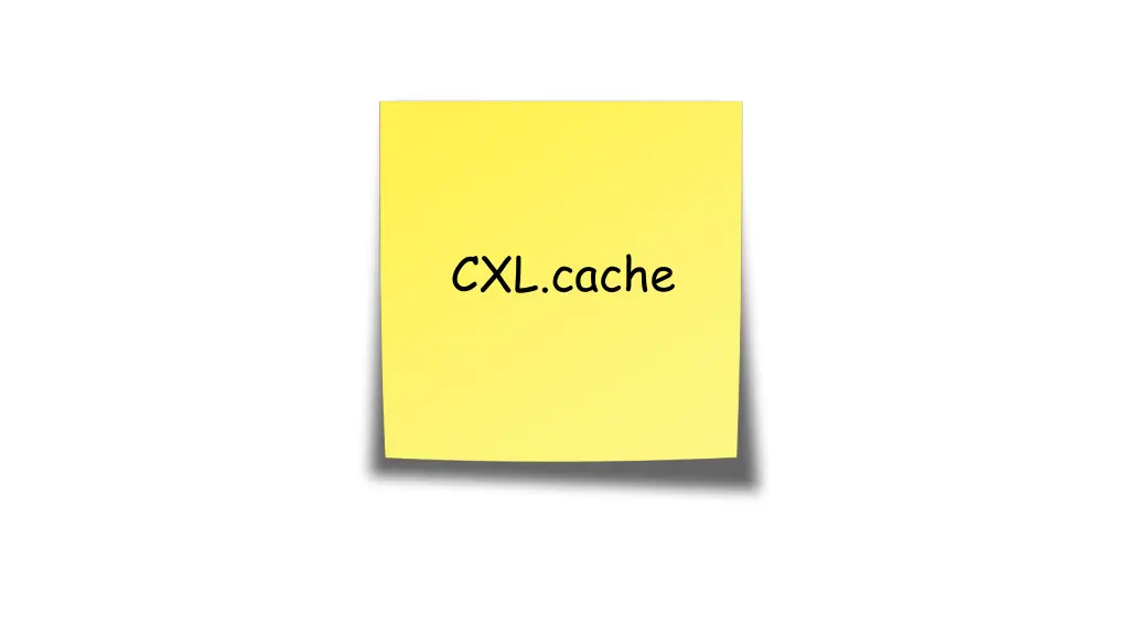 cxl cache