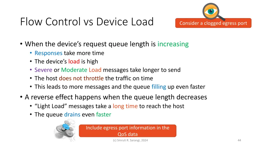flow control vs device load