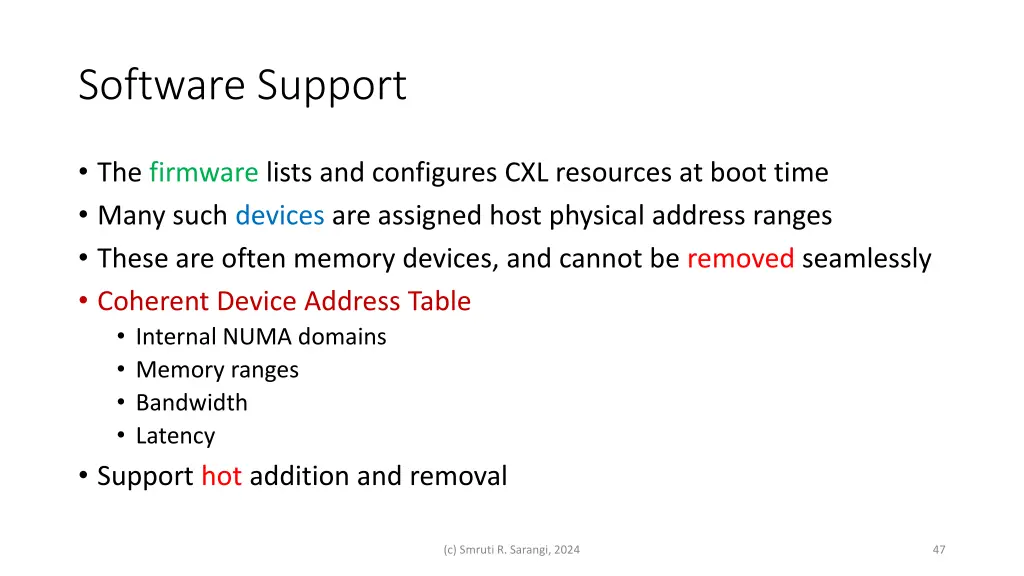 software support