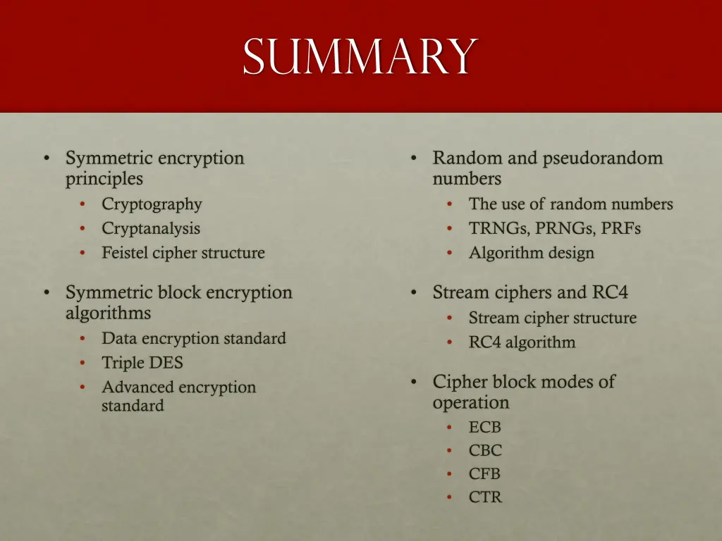 summary