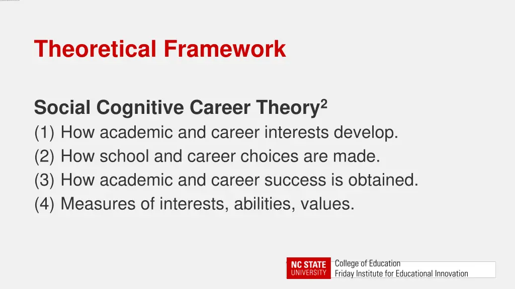 theoretical framework