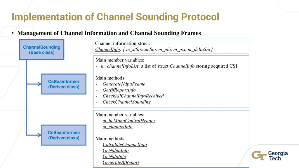 implementation of channel sounding protocol 4