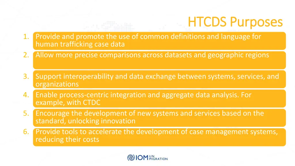 htcds purposes htcds purposes