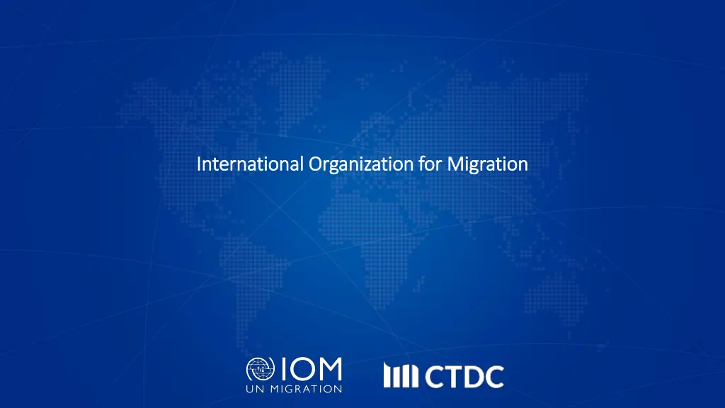 international organization for migration